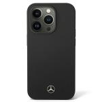 Carcasa Mercedes Silicone Line cu MagSafe compatibila cu iPhone 14 Pro Max, Negru 2 - lerato.ro