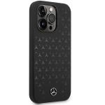 Carcasa Mercedes Silicone Stars Pattern cu MagSafe compatibila cu iPhone 15 Pro, Negru 5 - lerato.ro