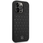 Carcasa Mercedes Silicone Stars Pattern cu MagSafe compatibila cu iPhone 15 Pro Max, Negru 5 - lerato.ro