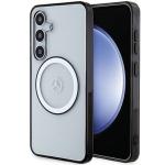 Carcasa Mercedes Printed Logo cu MagSafe compatibila cu Samsung Galaxy S24, Transparent 4 - lerato.ro