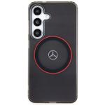 Carcasa Mercedes IML Printed Ring cu MagSafe compatibila cu Samsung Galaxy S24, Negru 2 - lerato.ro