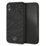 Carcasa Mercedes Pattern Line Twister compatibila cu iPhone XR, Negru 3 - lerato.ro