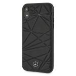 Carcasa Mercedes Pattern Line Twister compatibila cu iPhone XR, Negru 2 - lerato.ro
