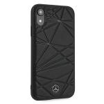 Carcasa Mercedes Pattern Line Twister compatibila cu iPhone XR, Negru 6 - lerato.ro