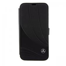 Carcasa Mercedes Leather Wave Pattern compatibila cu iPhone 15 Pro Max, Negru