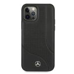Carcasa Mercedes Leather Perforated Area compatibila cu iPhone 12 Pro Max, Negru 2 - lerato.ro
