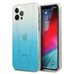 Carcasa Mercedes Transparent Line compatibila cu iPhone 12 Pro Max, Albastru 4 - lerato.ro