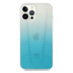 Carcasa Mercedes Transparent Line compatibila cu iPhone 12 Pro Max, Albastru 2 - lerato.ro