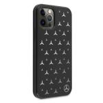 Carcasa Mercedes Silver Stars Pattern compatibila cu iPhone 12 Pro Max, Negru 5 - lerato.ro
