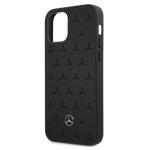 Carcasa Mercedes Leather Stars Pattern compatibila cu iPhone 12 Pro Max, Negru 7 - lerato.ro