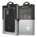 Carcasa Mercedes Leather Stars Pattern compatibila cu iPhone 12 Pro Max, Negru 9 - lerato.ro