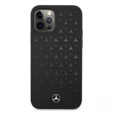 Huse si carcase iPhone 12 Pro Max, Carcasa Mercedes Silicone Stars Pattern compatibila cu iPhone 12 Pro Max, Negru, lerato.ro