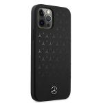 Carcasa Mercedes Silicone Stars Pattern compatibila cu iPhone 12 Pro Max, Negru 5 - lerato.ro