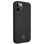 Carcasa Mercedes Quilted Embossed compatibila cu iPhone 12 Pro Max, Negru 5 - lerato.ro