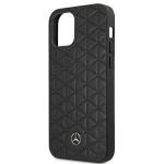 Carcasa Mercedes Quilted Embossed compatibila cu iPhone 12 Pro Max, Negru 7 - lerato.ro