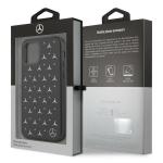 Carcasa Mercedes Silver Stars Pattern compatibila cu iPhone 12 / 12 Pro, Negru 9 - lerato.ro