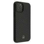 Carcasa Mercedes Dynamic Line Carbon compatibila cu iPhone 12 / 12 Pro, Negru 5 - lerato.ro