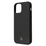 Carcasa Mercedes Dynamic Line Carbon compatibila cu iPhone 12 / 12 Pro, Negru 7 - lerato.ro