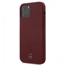Carcasa Mercedes Silicone Line compatibila cu iPhone 12 / 12 Pro, Rosu