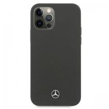 Carcasa Mercedes Silicone Line compatibila cu iPhone 12 / 12 Pro, Gri
