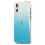 Carcasa Mercedes Transparent Line compatibila cu iPhone 12 Mini, Albastru 3 - lerato.ro