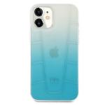 Carcasa Mercedes Transparent Line compatibila cu iPhone 12 Mini, Albastru 2 - lerato.ro