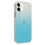Carcasa Mercedes Transparent Line compatibila cu iPhone 12 Mini, Albastru 5 - lerato.ro