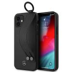 Carcasa Mercedes Strap Line compatibila cu iPhone 12 Mini, Negru 4 - lerato.ro