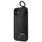 Carcasa Mercedes Strap Line compatibila cu iPhone 12 Mini, Negru 3 - lerato.ro