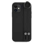 Carcasa Mercedes Strap Line compatibila cu iPhone 12 Mini, Negru 2 - lerato.ro