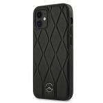 Carcasa Mercedes New Wave Line compatibila cu iPhone 12 Mini, Negru 2 - lerato.ro