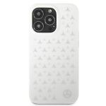 Carcasa Mercedes Silver Stars Pattern compatibila cu iPhone 13 Pro / 13, Alb 2 - lerato.ro