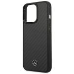 Carcasa Mercedes Carbon Dynamic Line compatibila cu iPhone 13 Pro / 13, Negru 7 - lerato.ro