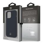 Carcasa Mercedes Silicone Line compatibila cu iPhone 13 Pro / 13, Navy Blue 9 - lerato.ro