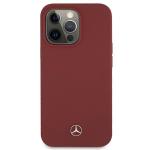 Carcasa Mercedes Silicone Line compatibila cu iPhone 13 Pro / 13, Rosu 2 - lerato.ro