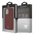 Carcasa Mercedes Silicone Line compatibila cu iPhone 13 Pro / 13, Rosu 9 - lerato.ro