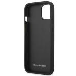Carcasa Mercedes Leather Stars Pattern compatibila cu iPhone 13, Negru 8 - lerato.ro