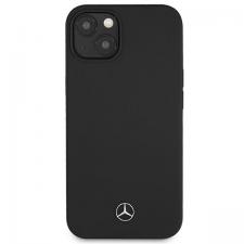 Carcasa Mercedes Silicone Line compatibila cu iPhone 13, Negru