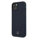 Carcasa Mercedes Silicone Line compatibila cu iPhone 13, Navy Blue 3 - lerato.ro