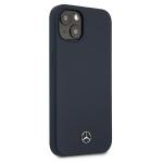Carcasa Mercedes Silicone Line compatibila cu iPhone 13, Navy Blue 4 - lerato.ro