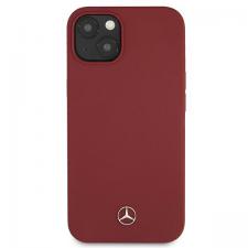 Carcasa Mercedes Silicone Line compatibila cu iPhone 13, Rosu