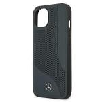 Carcasa Mercedes Leather Perforated Area compatibila cu iPhone 13 Mini, Navy Blue 7 - lerato.ro