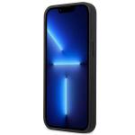 Carcasa Mercedes Leather Stars Pattern compatibila cu iPhone 13 Mini, Negru 6 - lerato.ro