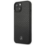 Carcasa Mercedes Carbon Dynamic Line compatibila cu iPhone 13 Mini, Negru 3 - lerato.ro