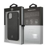Carcasa Mercedes Carbon Dynamic Line compatibila cu iPhone 13 Mini, Negru 9 - lerato.ro