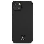 Carcasa Mercedes Silicone Line compatibila cu iPhone 13 Mini, Negru 2 - lerato.ro