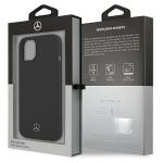 Carcasa Mercedes Silicone Line compatibila cu iPhone 13 Mini, Negru 9 - lerato.ro
