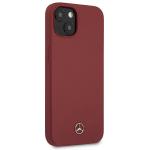 Carcasa Mercedes Silicone Line compatibila cu iPhone 13 Mini, Rosu 5 - lerato.ro