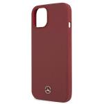 Carcasa Mercedes Silicone Line compatibila cu iPhone 13 Mini, Rosu 7 - lerato.ro