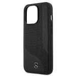 Carcasa Mercedes Leather Perforated Area compatibila cu iPhone 13 Pro Max, Negru 7 - lerato.ro